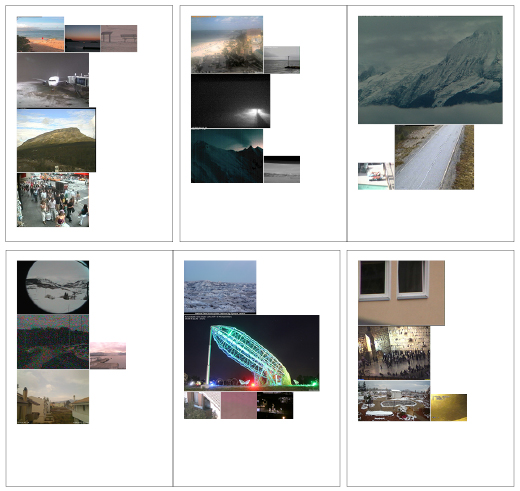 Chemin de fer des 6 premi&egrave;res page du PDF export&eacute; &agrave; partir de la page HTML